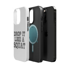 DistinctInk ToughCase for Apple iPhone, Compatible with MagSafe Charging - Drop it Like a Squat