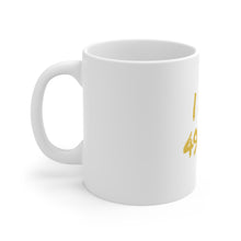 DistinctInk Glossy White Coffee / Tea Mug - I Am 49 + 1 Middle Finger