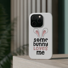DistinctInk ToughCase for Apple iPhone, Compatible with MagSafe Charging - Some Bunny Loves Me - Rabbit