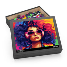 DistinctInk Jigsaw Puzzle with Living a Full Life Design for LGBTQ+ Pride