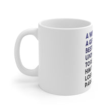 DistinctInk Glossy White Coffee / Tea Mug - A Wife is a Gift Bestowed Upon Man