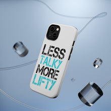 DistinctInk ToughCase for Apple iPhone, Compatible with MagSafe Charging - Less Talky More Lifty