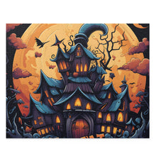DistinctInk Jigsaw Puzzle with Spooky Sweet Treats Design for Halloween