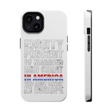 DistinctInk ToughCase for Apple iPhone, Compatible with MagSafe Charging - Married Men Cheat in America