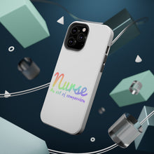 DistinctInk ToughCase for Apple iPhone, Compatible with MagSafe Charging - Nurse An Art of Compassion