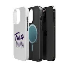 DistinctInk ToughCase for Apple iPhone, Compatible with MagSafe Charging - Fur Mama - Dog Paw