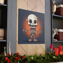 DistinctInk Canvas Wall Art with Skelly's Halloween Bash for Halloween