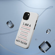 DistinctInk ToughCase for Apple iPhone, Compatible with MagSafe Charging - Teacher Student Helping Homework Encourage