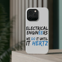 DistinctInk ToughCase for Apple iPhone, Compatible with MagSafe Charging - Electrical Engineers Do It Until It Hertz