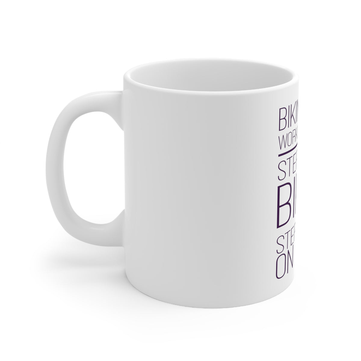 Glossy White Coffee / Tea Mug - Bikini Body Workout Plan Get Bikini Put On Body, view 2