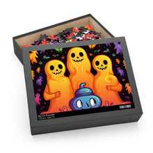 DistinctInk Jigsaw Puzzle with Finding Your Purpose in Life Design for Halloween  LGBTQ+ Pride