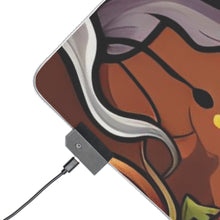 DistinctInk LED Gaming Mouse Pad with Trick or Treat Ghost-O-Lantern Design for Halloween