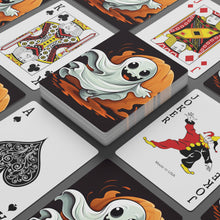 DistinctInk Playing / Poker Cards with Silly Specter Sprites Design for Halloween