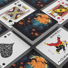 DistinctInk Playing / Poker Cards with Haunted Evening Nightmare Design for Halloween