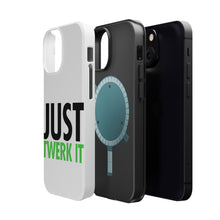 DistinctInk ToughCase for Apple iPhone, Compatible with MagSafe Charging - Just Twerk It