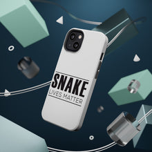 DistinctInk ToughCase for Apple iPhone, Compatible with MagSafe Charging - SNAKE Lives Matter