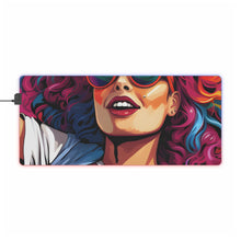 DistinctInk LED Gaming Mouse Pad with Leading a New Path Design for LGBTQ+ Pride