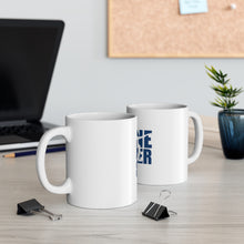 DistinctInk Glossy White Coffee / Tea Mug - Inline Skater - Skating