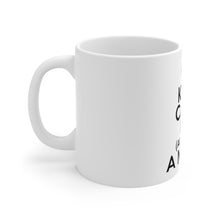 DistinctInk Glossy White Coffee / Tea Mug - Keep Calm I'm Almost a Nurse