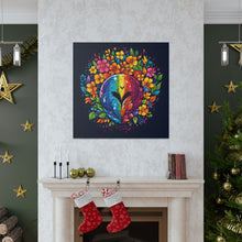 DistinctInk Canvas Wall Art with A World of Possibilities for LGBTQ+ Pride