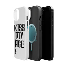 DistinctInk ToughCase for Apple iPhone, Compatible with MagSafe Charging - Kiss My ACE - Poker Blackjack Gambling