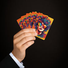 DistinctInk Playing Poker Cards with Start Building Your Dreams Design for LGBTQ+ Pride