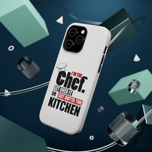 DistinctInk ToughCase for Apple iPhone, Compatible with MagSafe Charging - I'm the Chef Get Over it