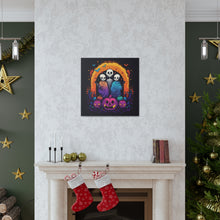 DistinctInk Canvas Wall Art with The Paths We Choose for Halloween LGBTQ+ Pride