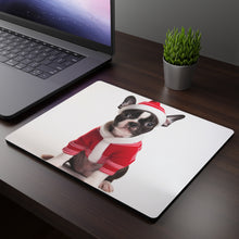 DistinctInk Mouse Pad - 1/4" Foam Rubber - Boston Terrier Puppy