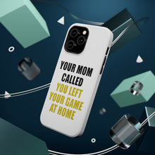 DistinctInk ToughCase for Apple iPhone, Compatible with MagSafe Charging - Your Mom Called You Left Your Game at Home