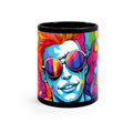 Black Coffee Mug - Leading with Courage and Grace for LGBTQ+ Pride