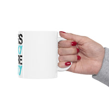 DistinctInk Glossy White Coffee / Tea Mug - Less Talky More Lifty