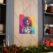 DistinctInk Canvas Wall Art with Living a Full Life for LGBTQ+ Pride