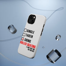 DistinctInk ToughCase for Apple iPhone, Compatible with MagSafe Charging - Single Taken Going Roller Skating