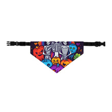 DistinctInk Adjustable Pet Banana Collar with Exploring Inner Knowledge Design for Halloween LGBTQ+ Pride