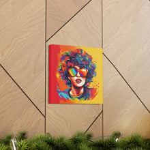 DistinctInk Canvas Wall Art with Start Building Your Dreams for LGBTQ+ Pride