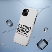 DistinctInk ToughCase for Apple iPhone, Compatible with MagSafe Charging - Casino Donor - Blackjack Gambling