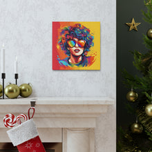 DistinctInk Canvas Wall Art with Start Building Your Dreams for LGBTQ+ Pride