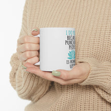 DistinctInk Glossy White Coffee / Tea Mug - I Do Yoga Punching People Frowned Upon