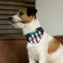 DistinctInk Adjustable Pet Banana Collar with Exploring the Unknown Design for Halloween LGBTQ+ Pride