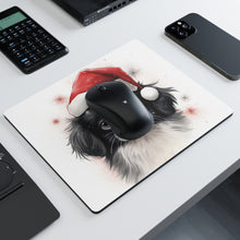 DistinctInk Mouse Pad - 1/4" Foam Rubber - Japanese Chin Puppy Drawing