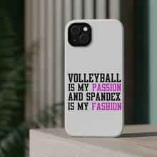 DistinctInk ToughCase for Apple iPhone, Compatible with MagSafe Charging - Volleyball is My Passion Spandex My Fashion