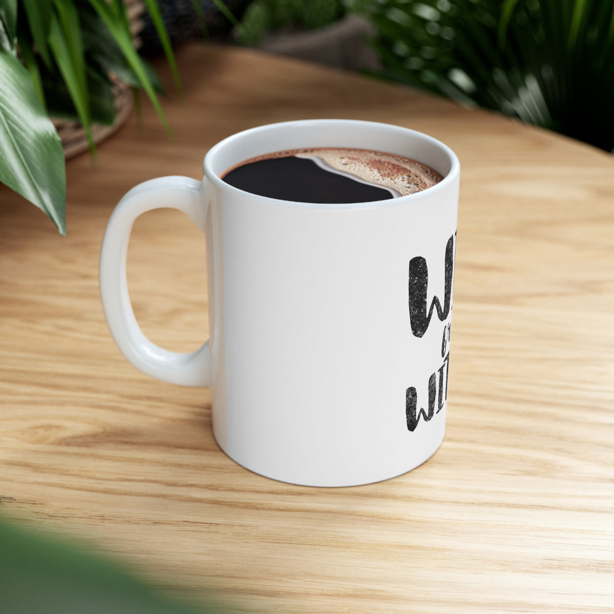 Glossy White Coffee / Tea Mug - Win From Within, view 8