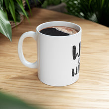 DistinctInk Glossy White Coffee / Tea Mug - Win From Within