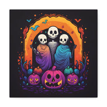 DistinctInk Canvas Wall Art with The Paths We Choose for Halloween LGBTQ+ Pride