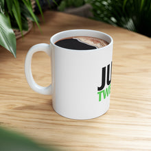 DistinctInk Glossy White Coffee / Tea Mug - Just Twerk It