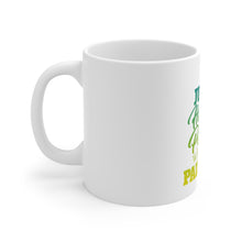 DistinctInk Glossy White Coffee / Tea Mug - I'm a Happier Person When I'm Painting