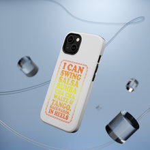 DistinctInk ToughCase for Apple iPhone, Compatible with MagSafe Charging - Swing Salsa Rumba Cha Cha Waltz in Heels