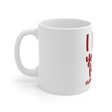 DistinctInk Glossy White Coffee / Tea Mug - I Love You To The Farm And Back