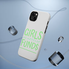 DistinctInk ToughCase for Apple iPhone, Compatible with MagSafe Charging - Girls Just Wanna Have Fund $